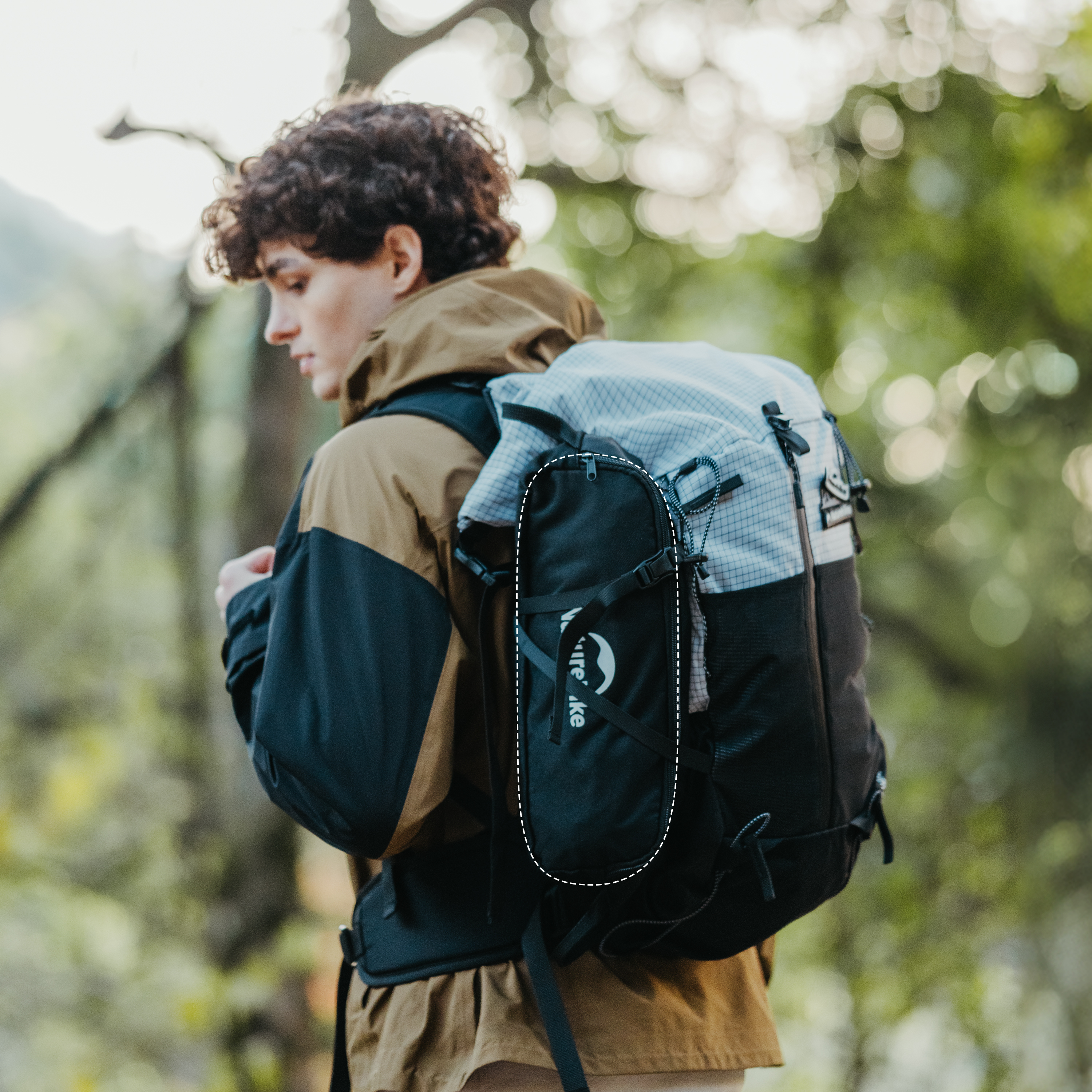 Naturehike rychlorozkládací ultralehká židle Snap 1300g - zelená